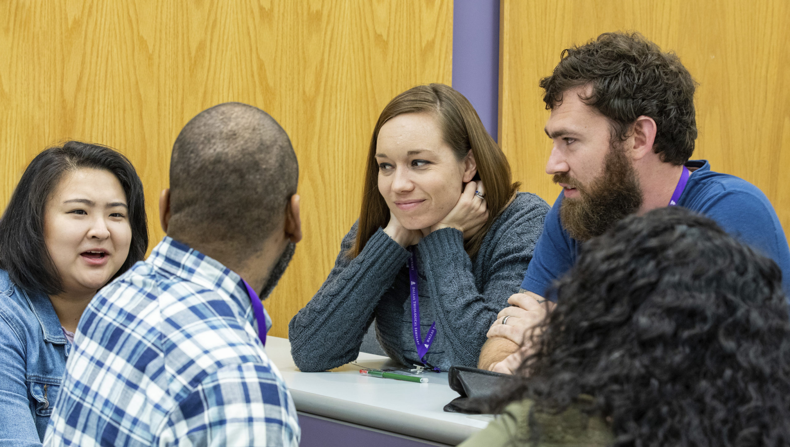 group of students in class